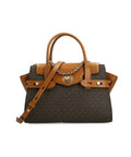 Michael Kors Carmen Large Flap Satchel Brown/Acorn