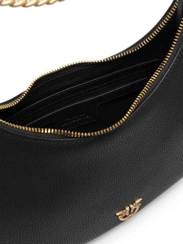 Leather hobo BRIOCHE