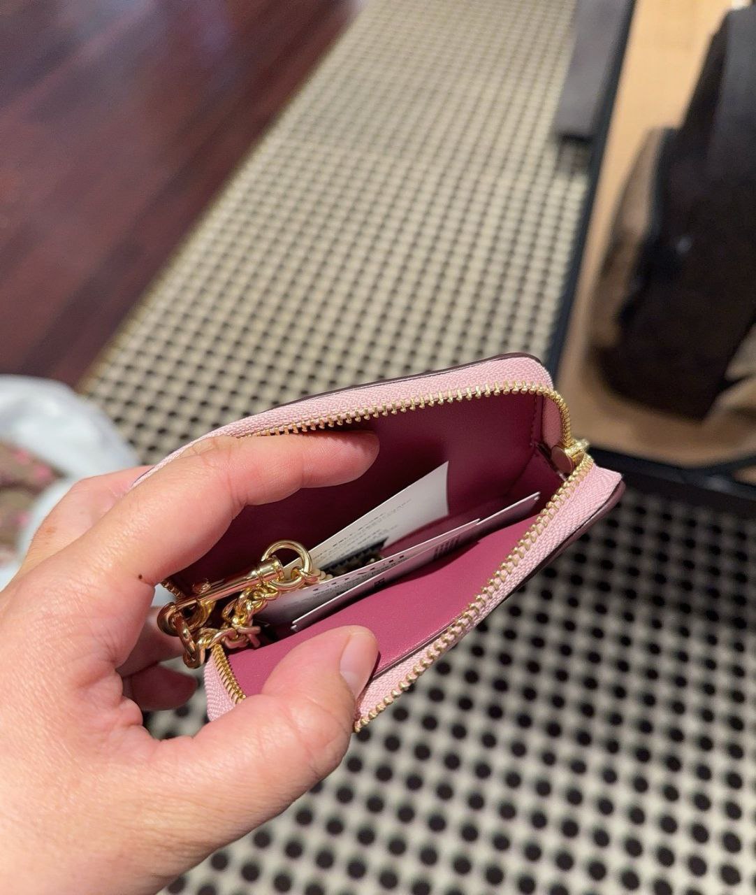 Zip card case