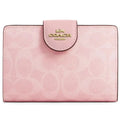 Powder pink coach wallet