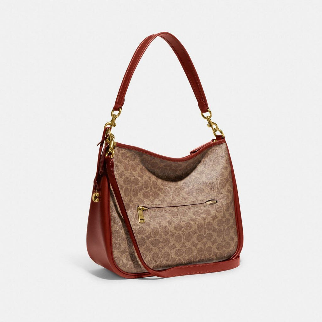 Coach Cary Shoulder Bag with Signature Canvas