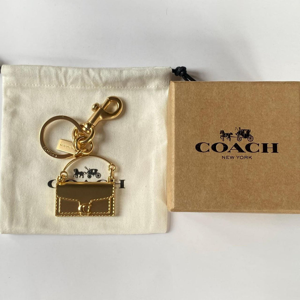 Coach tabby bag charm keychain