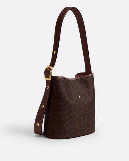 Bleecker Bucket Bag In Signature Canvas