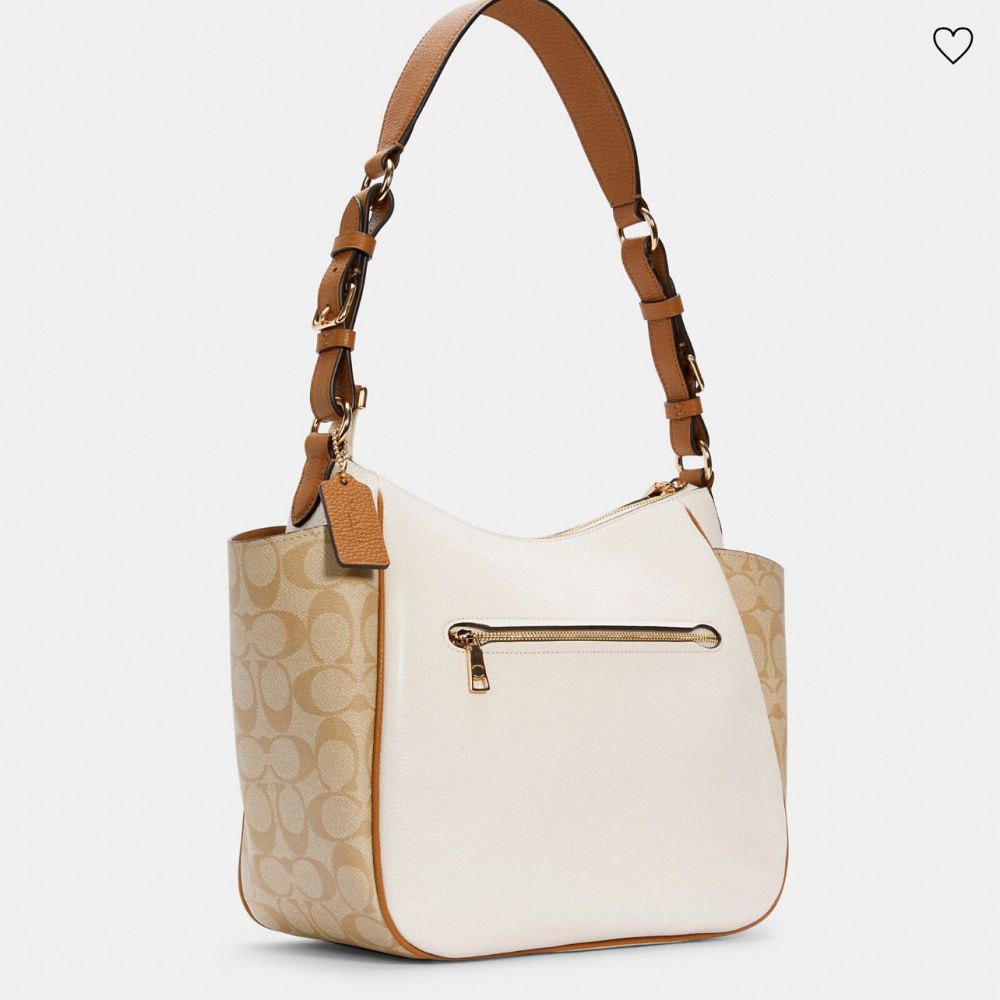 Coach Rori Shoulder Bag In Colorblock Signature Canvas