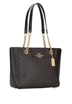 Coach Cammie Chain Tote In Signature