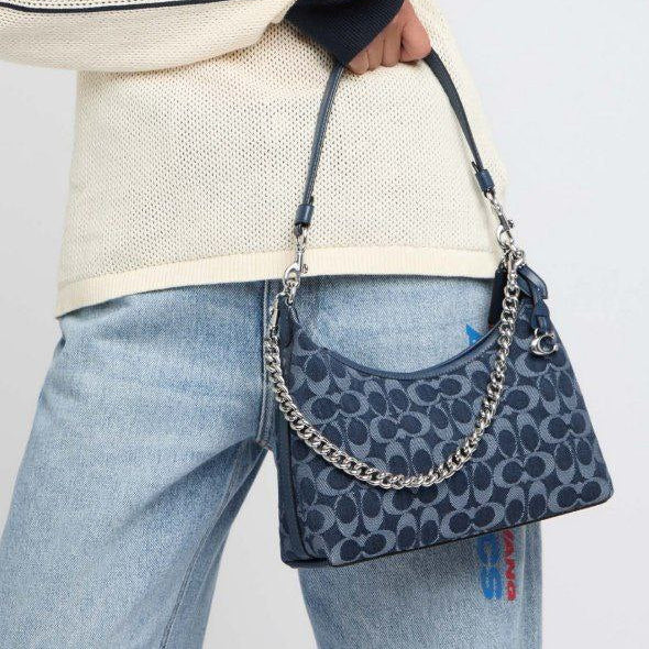 Juliet Shoulder Bag 25 In Signature Denim