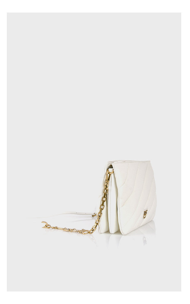 Leather messenger bag TWINS
