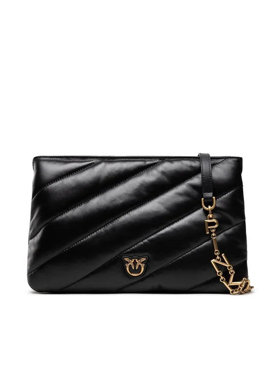 Leather messenger bag TWINS