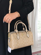 Rowan Satchel Bag In Signature