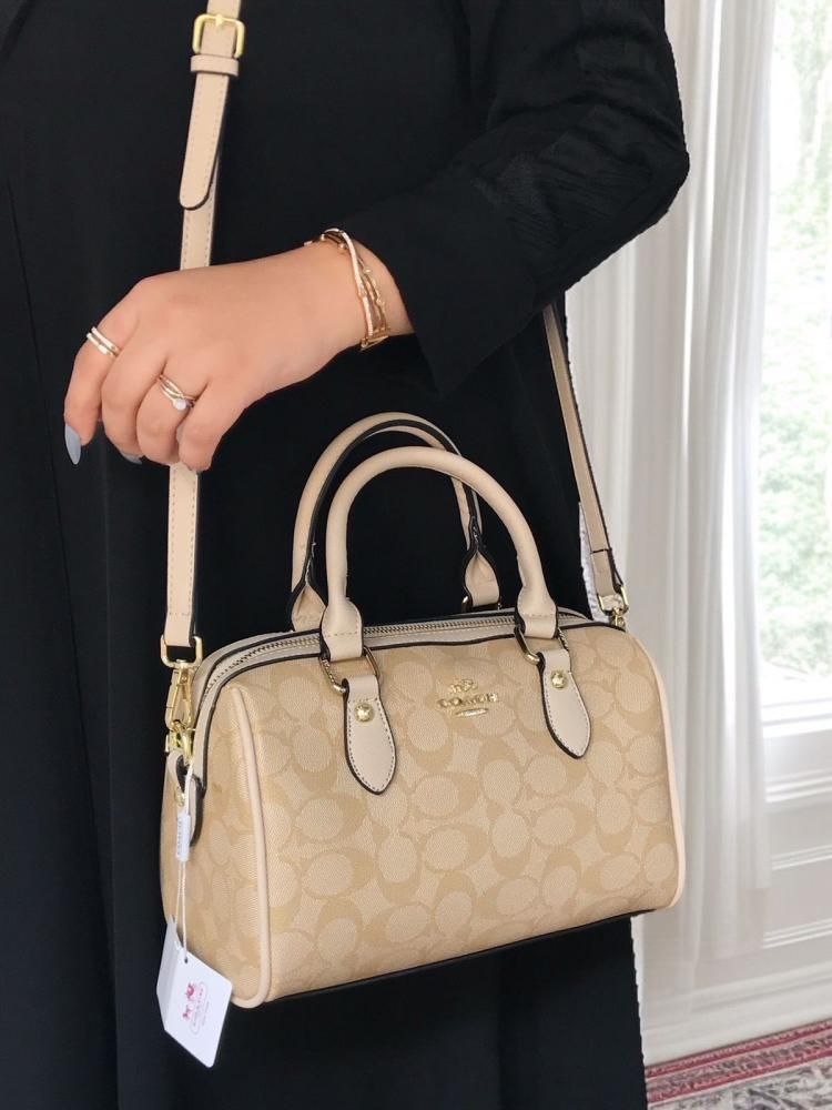 Rowan Satchel Bag In Signature