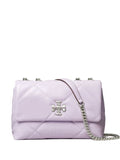 KIRA DIAMOND QUILT  CONVERTIBLE SHOULDER BAG SOFT purple  small