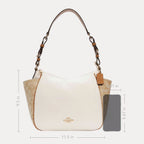 Coach Rori Shoulder Bag In Colorblock Signature Canvas