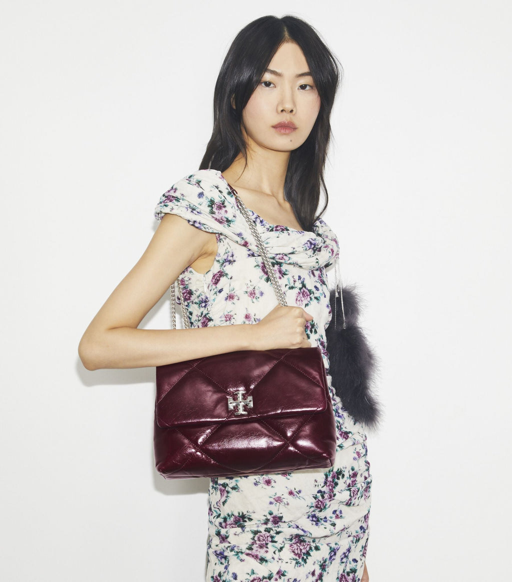 TORY BURCH Kira Daimond Leather Handbag