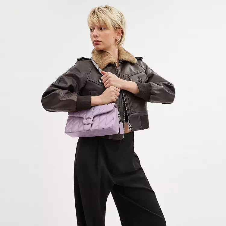 Tabby coach shoulder bag 26 purple