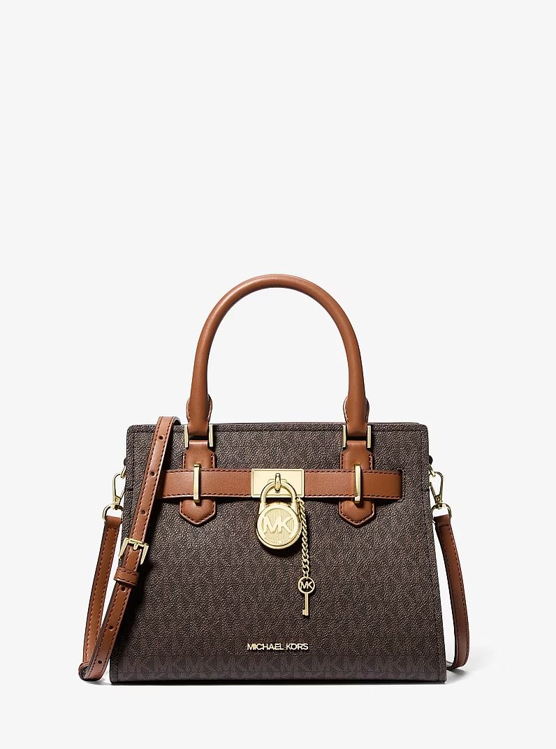Michael Kors Hamilton medium Leather Satchel