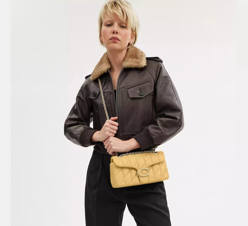 Tabby coach shoulder bag 26 yellow