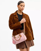 Rowan Satchel Bag In Signature Canvas With Charms mini