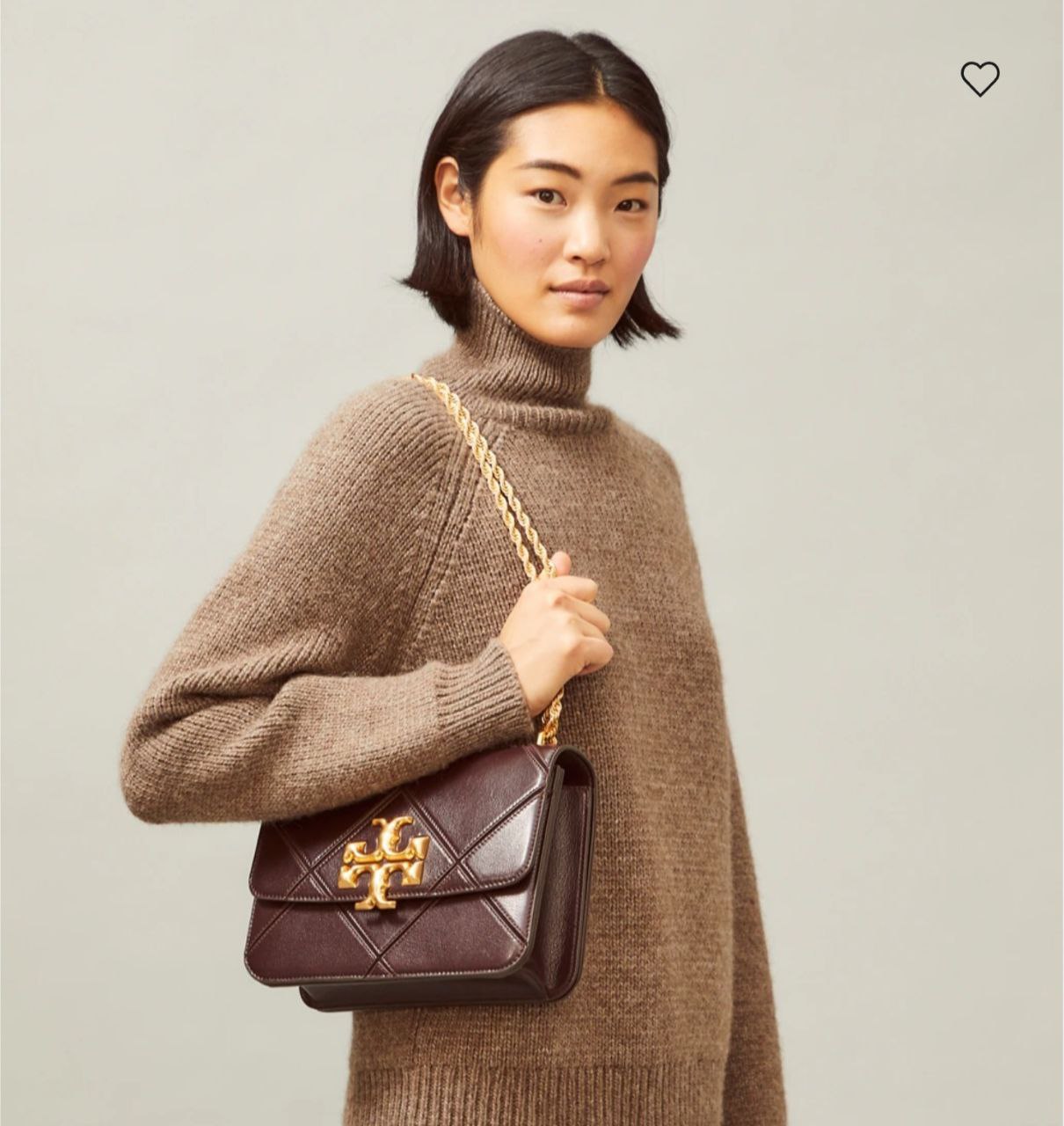 ELEANOR BAG Dimond brown
