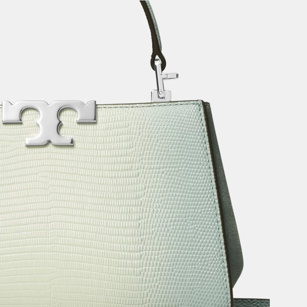 Tory Burch Mini Eleanor Snake-Embossed Satchel