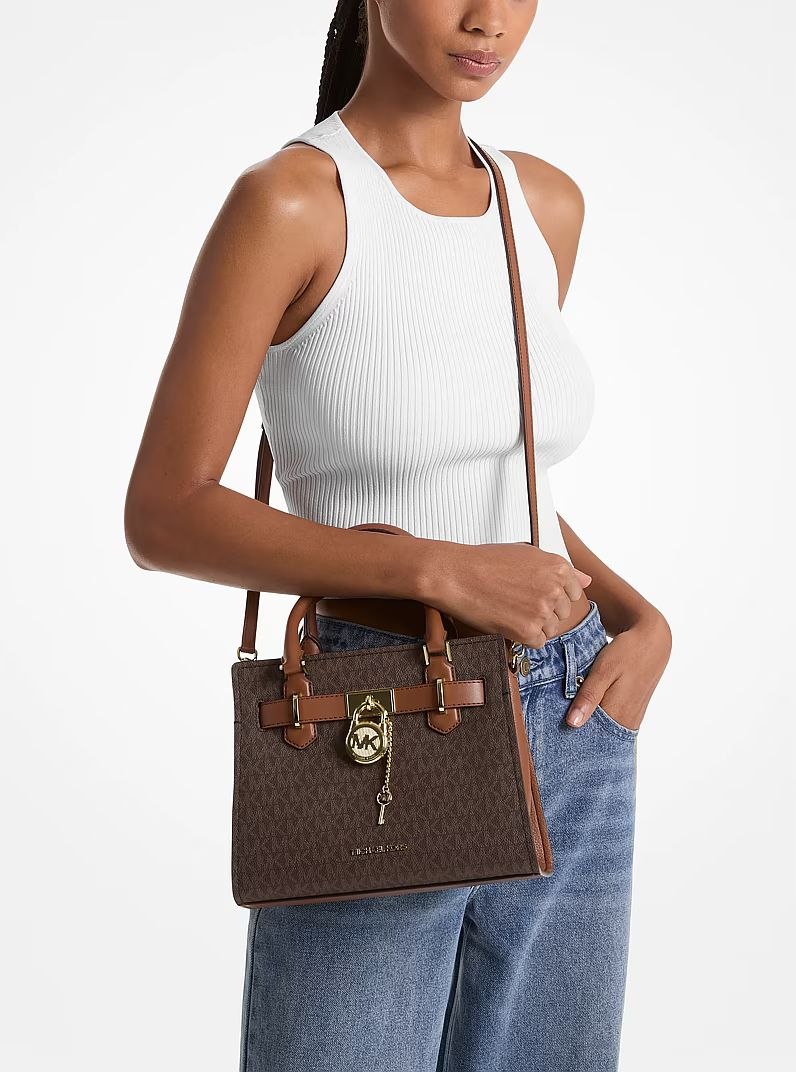 Michael Kors Hamilton medium Leather Satchel