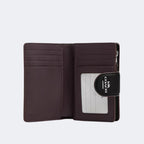 Coach Medium Corner Zip Wallet With Signature Leather