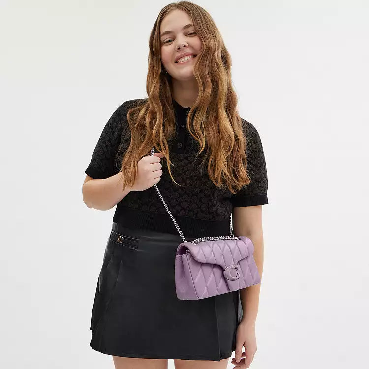 Tabby coach shoulder bag 26 purple