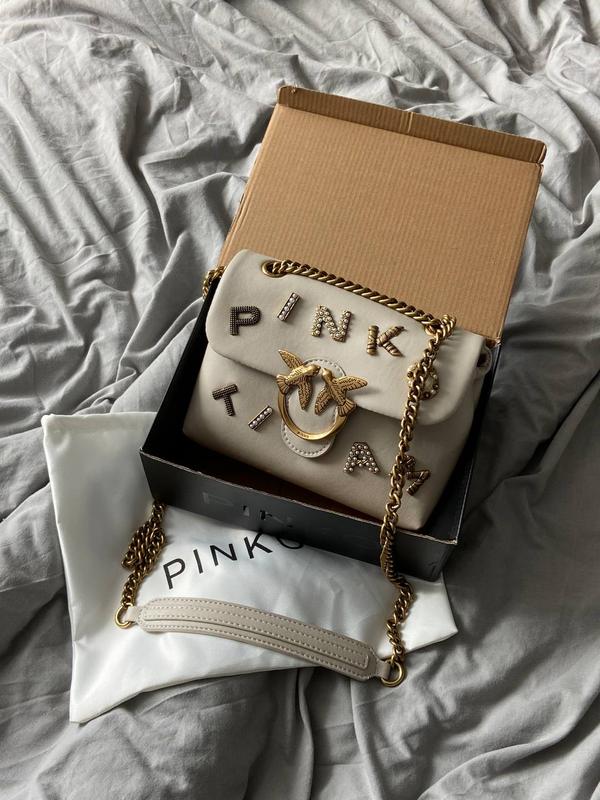 PinkoLOVE PUFF LOGO JEWEL MINI TRACOLLA