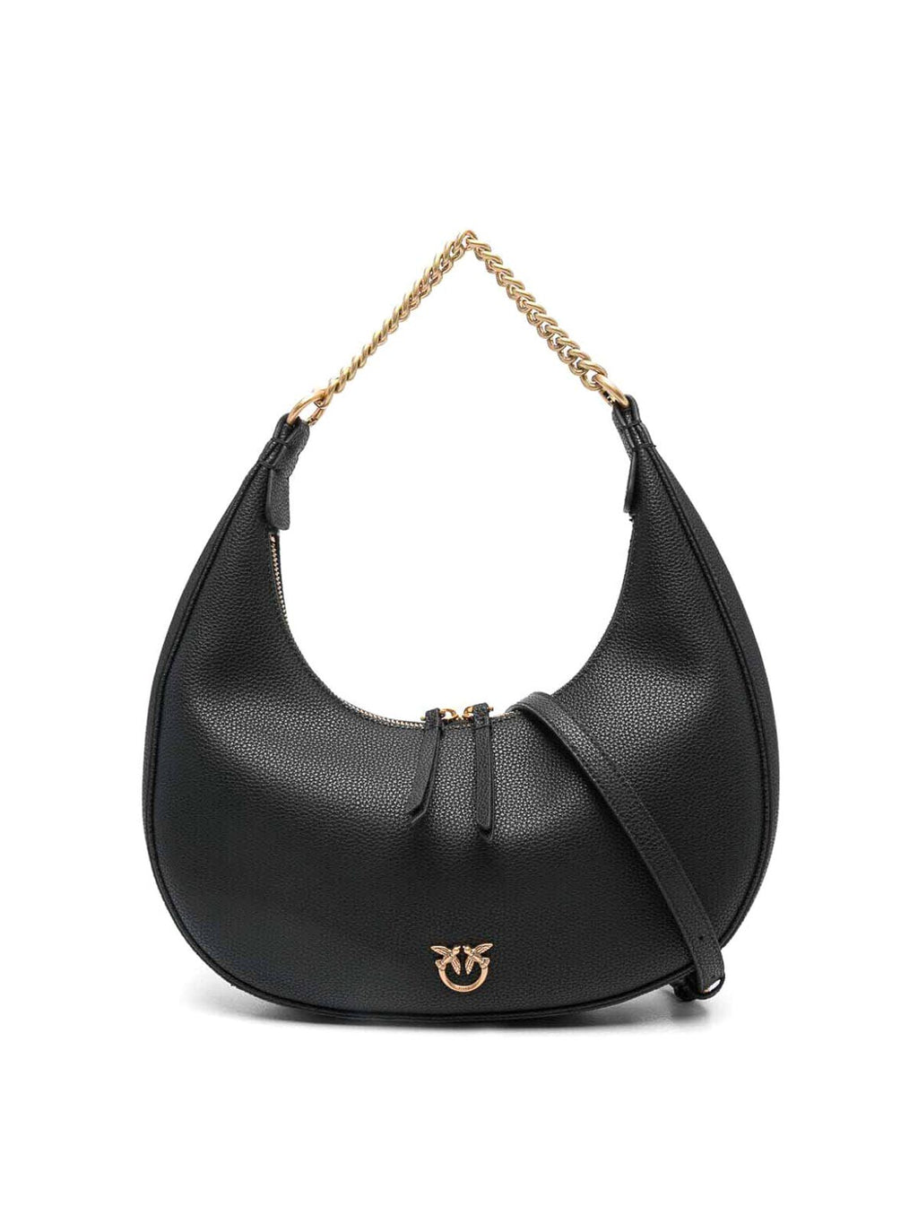 Leather hobo BRIOCHE