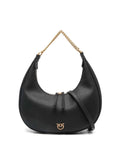 Leather hobo BRIOCHE