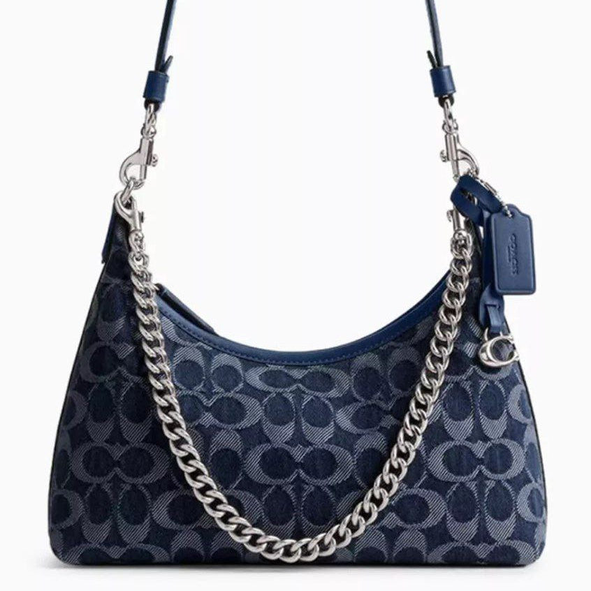 Juliet Shoulder Bag 25 In Signature Denim