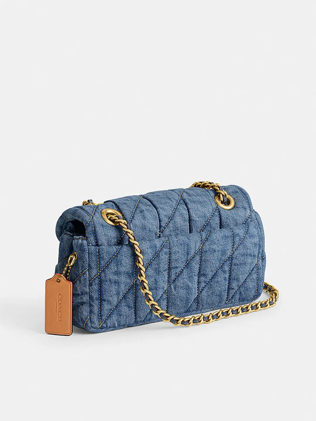 Coach Tabby 
quilted denim Shoulder Bag 26