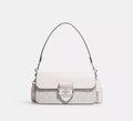 Coach Morgan Shoulder Bag In Signature Canvas navy