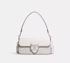 Coach Morgan Shoulder Bag In Signature Canvas navy
