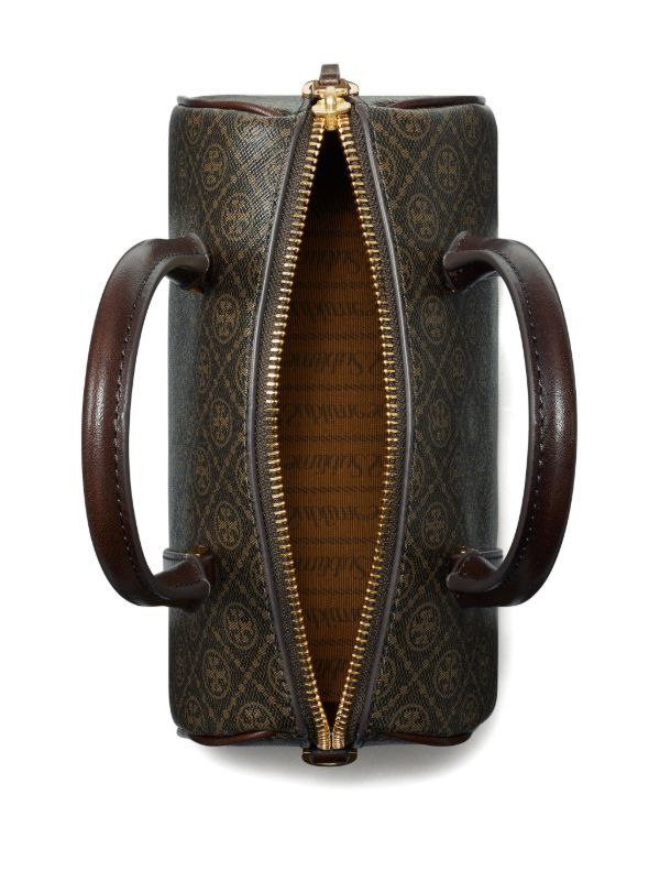 TTORY BURCH Mini T Monogram Coated Barrel Bag