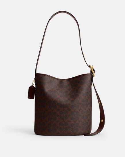 Bleecker Bucket Bag In Signature Canvas