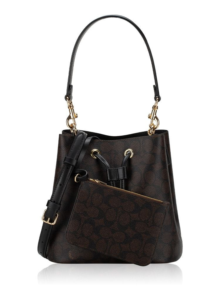 Coach
CBH07 Signature Rowan Bucket Bag Walnut