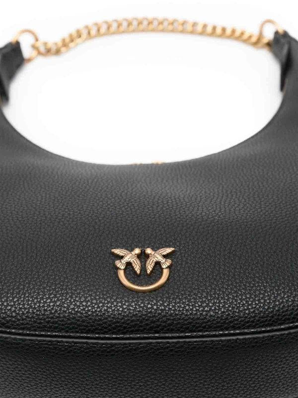 Leather hobo BRIOCHE