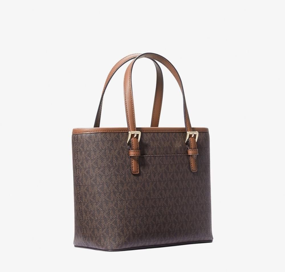 Michael Kors Women's Jet Set Travel Extra-Small Logo Top Zip Tote Bag