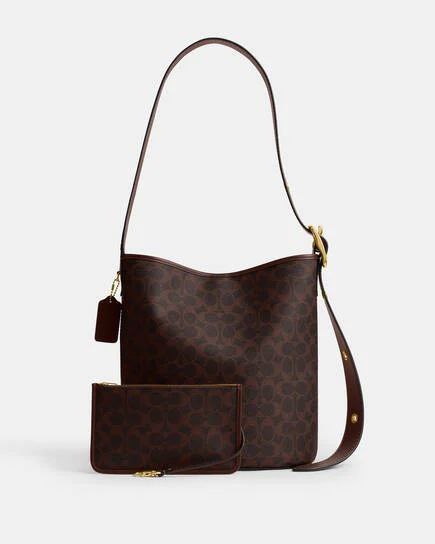 Bleecker Bucket Bag In Signature Canvas