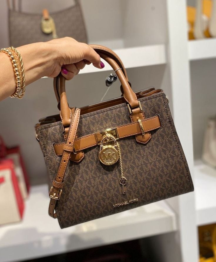 Michael Kors Hamilton medium Leather Satchel