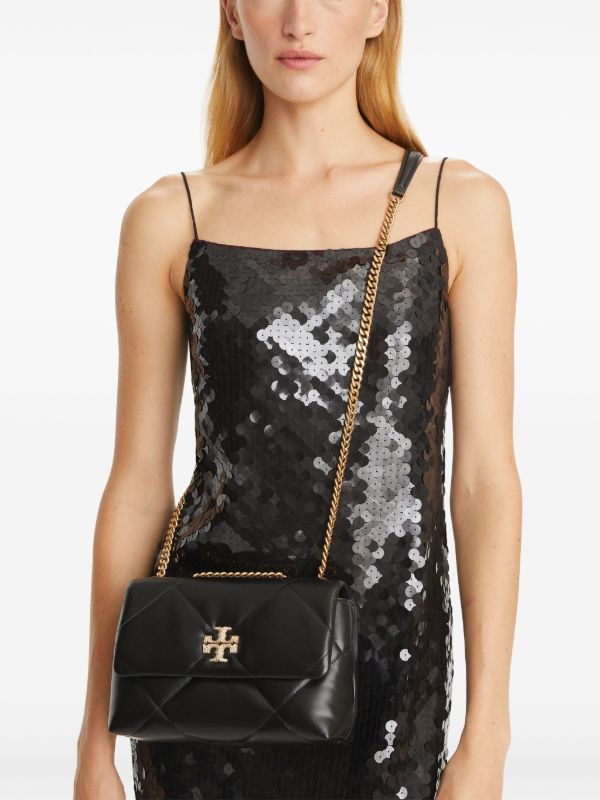 KIRA DIAMOND QUILT SHOULDER BAG large
