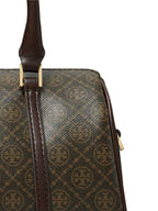 TTORY BURCH Mini T Monogram Coated Barrel Bag