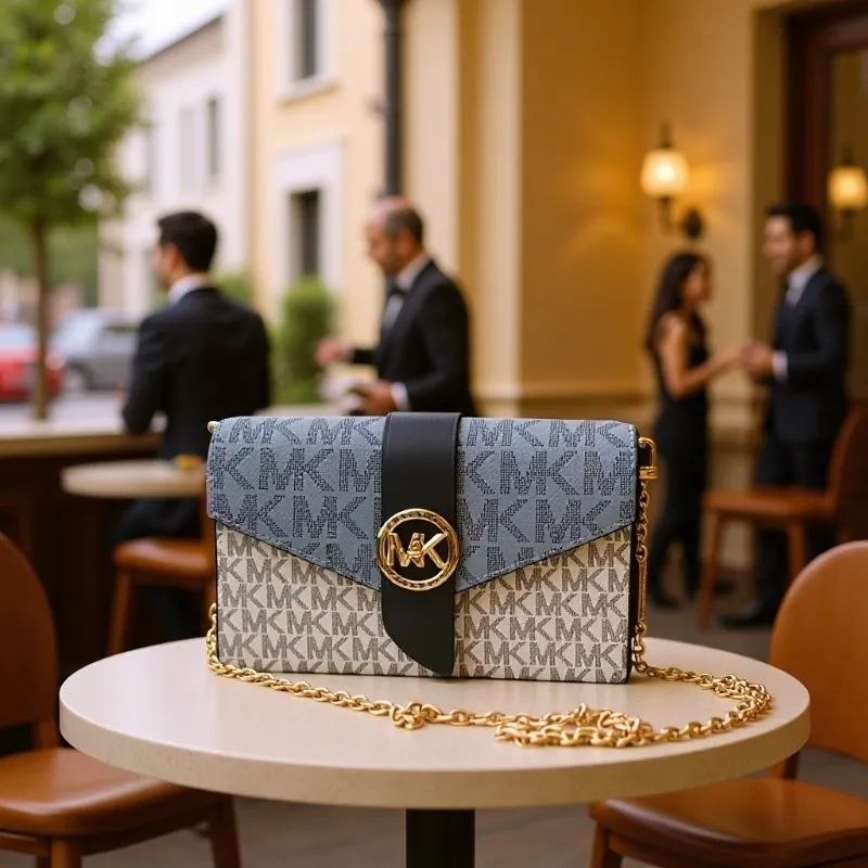 Michael Kors
Signature Mk Charm Mid Wallet On Chain Crossbody