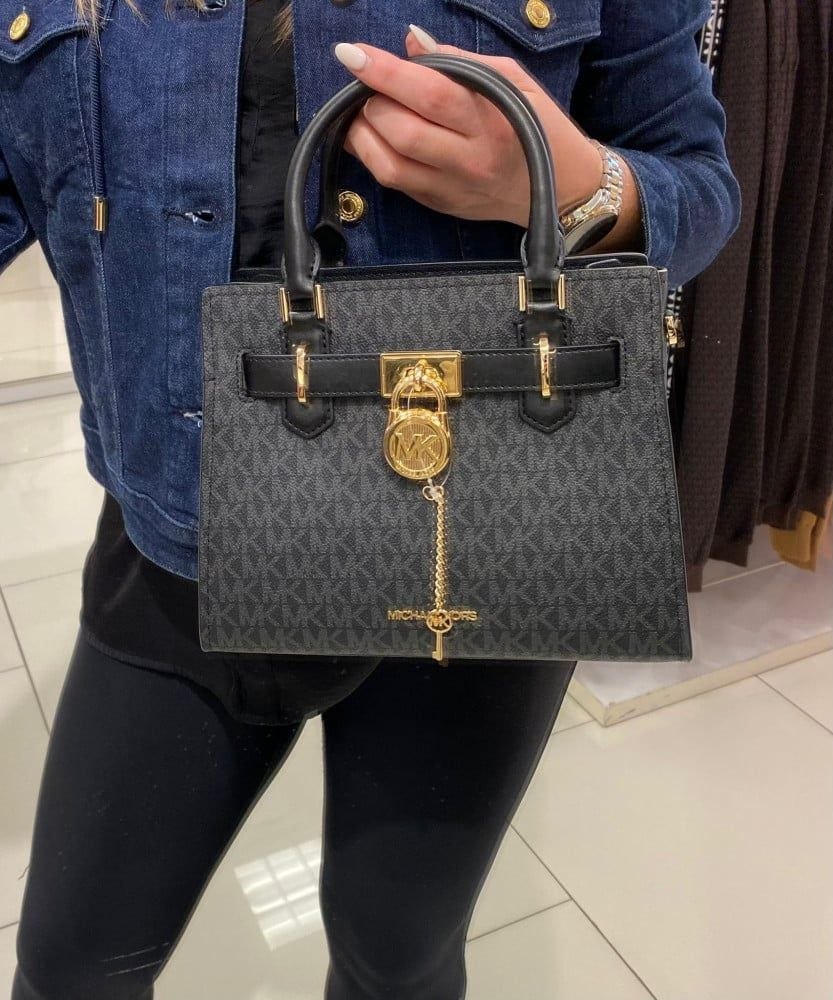 Michael Kors Hamilton medium Leather Satchel
